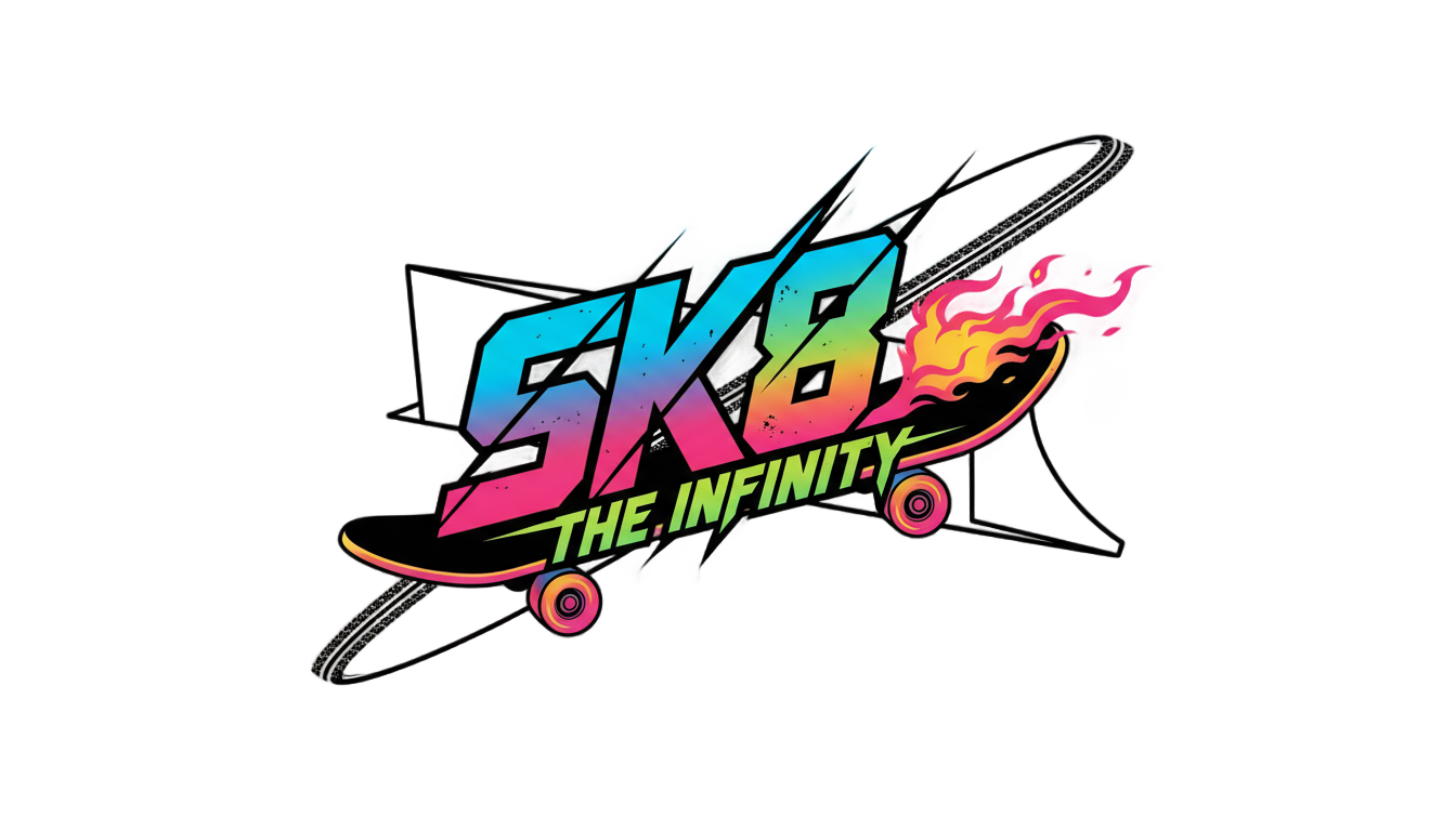 sk8 the infinity logo png PNG transparent background