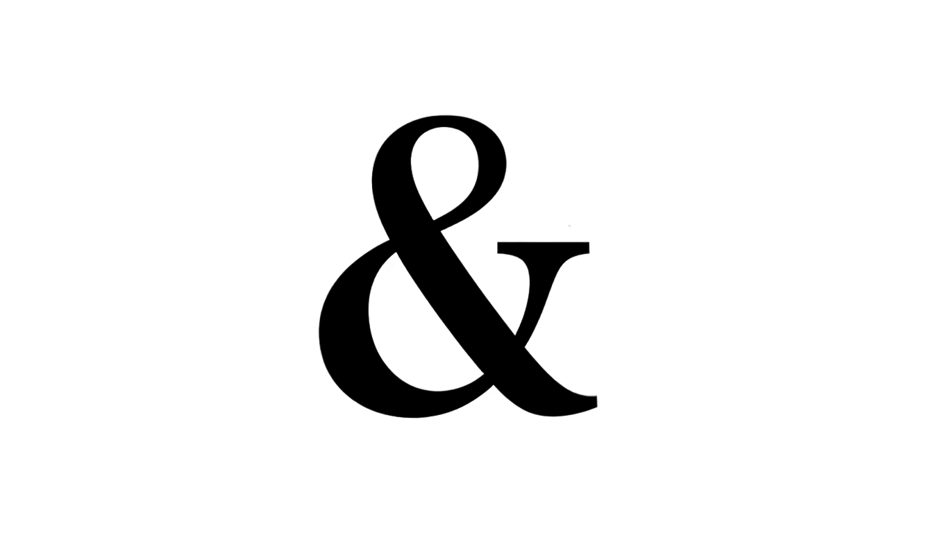 ampersand symbol png PNG transparent background