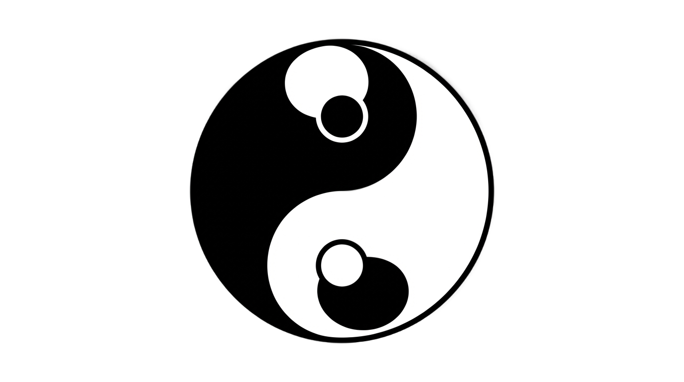 yin yang sign png PNG transparent background