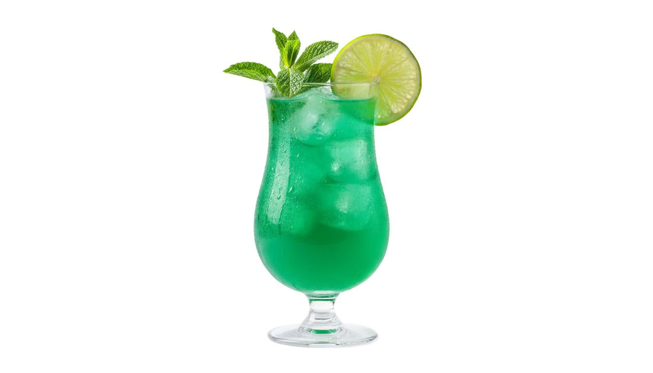 green cocktail png PNG transparent background