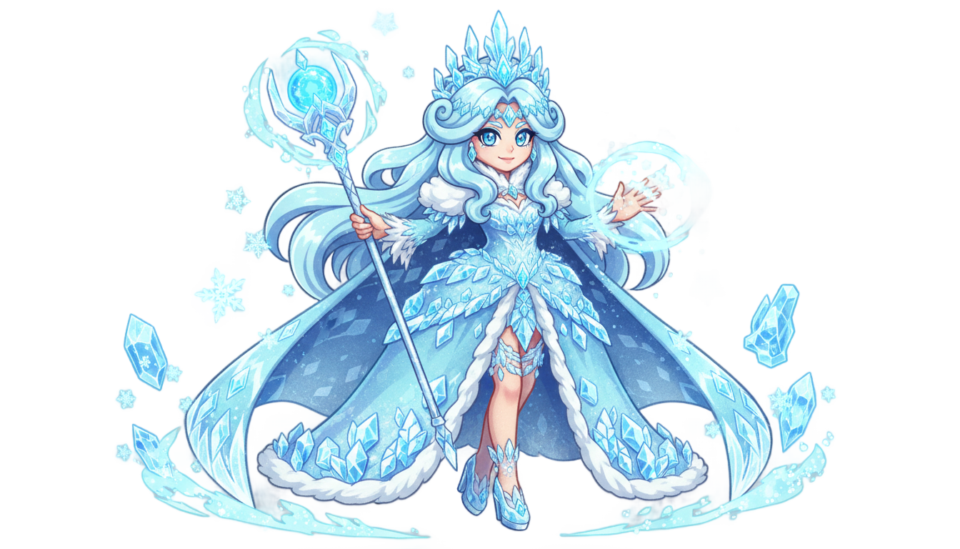 frost queen cookie png PNG transparent background