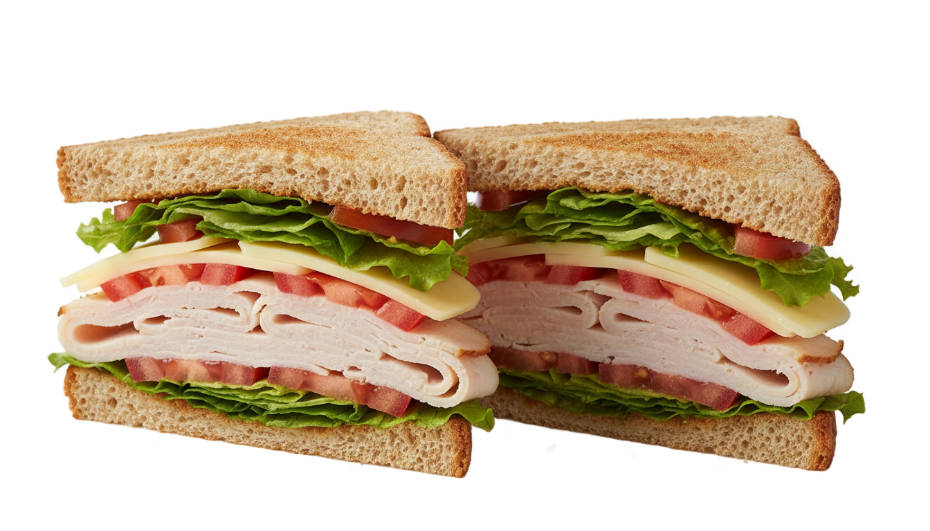 turkey sandwich png PNG transparent background