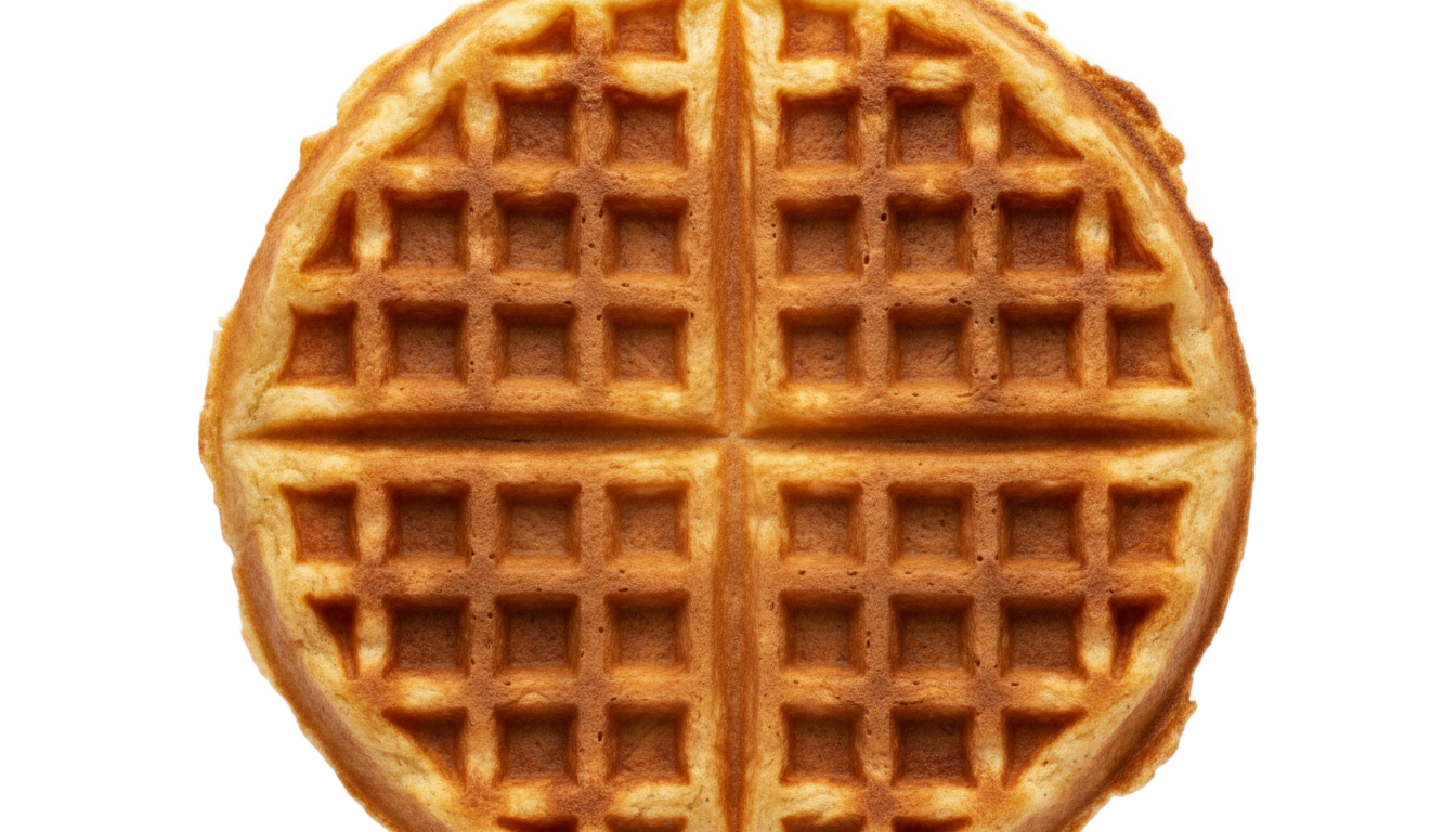 circle waffle png PNG transparent background