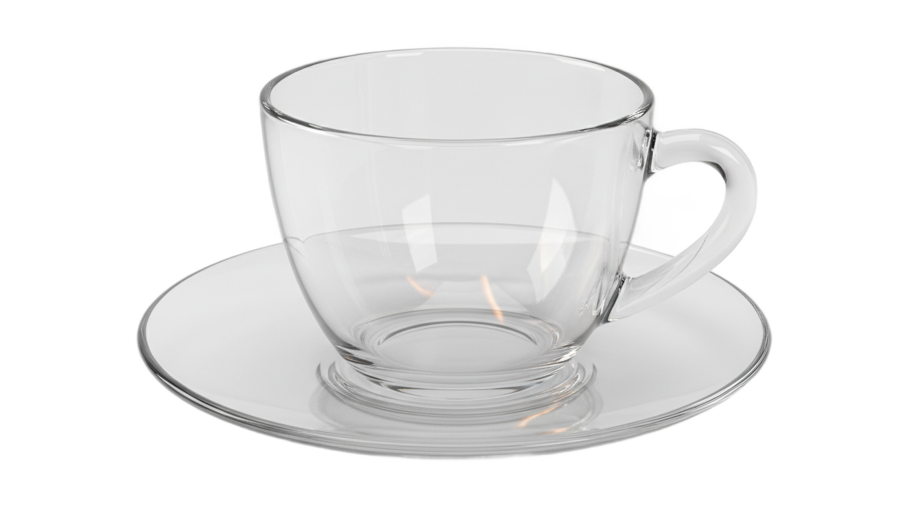 glass tea cup png PNG transparent background