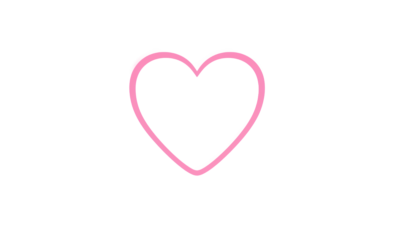 candy heart outline png PNG transparent background