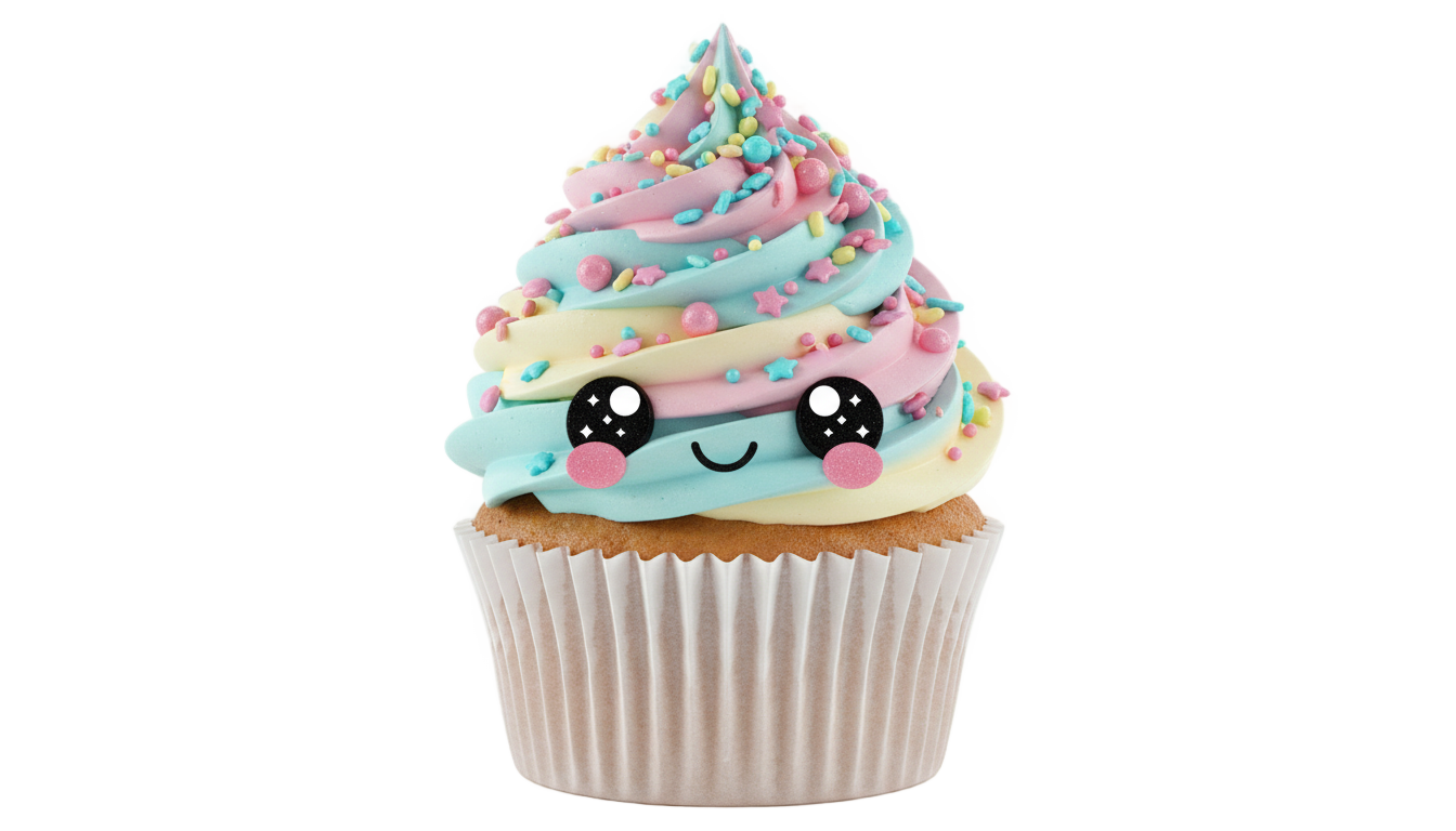 cute cupcake png PNG transparent background
