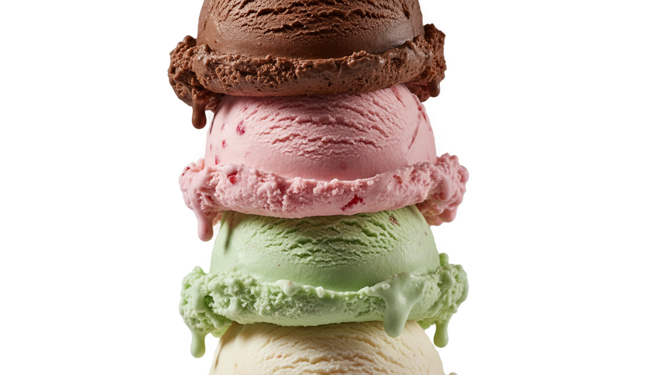 ice cream flavours png PNG transparent background