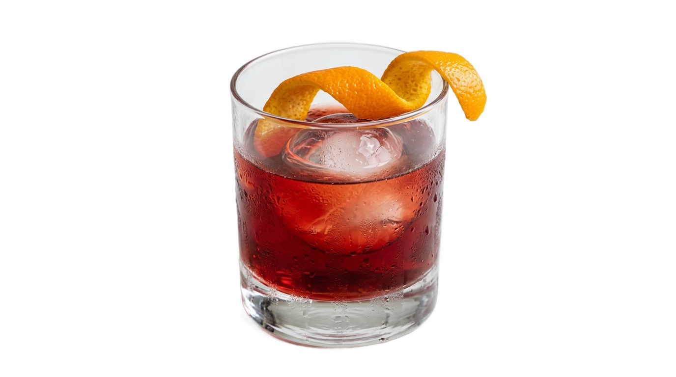 negroni cocktail png PNG transparent background