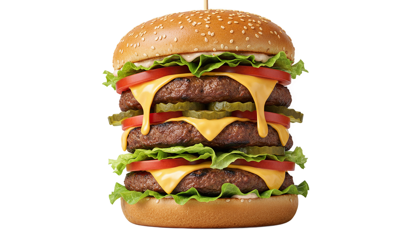 crispy burger png PNG transparent background