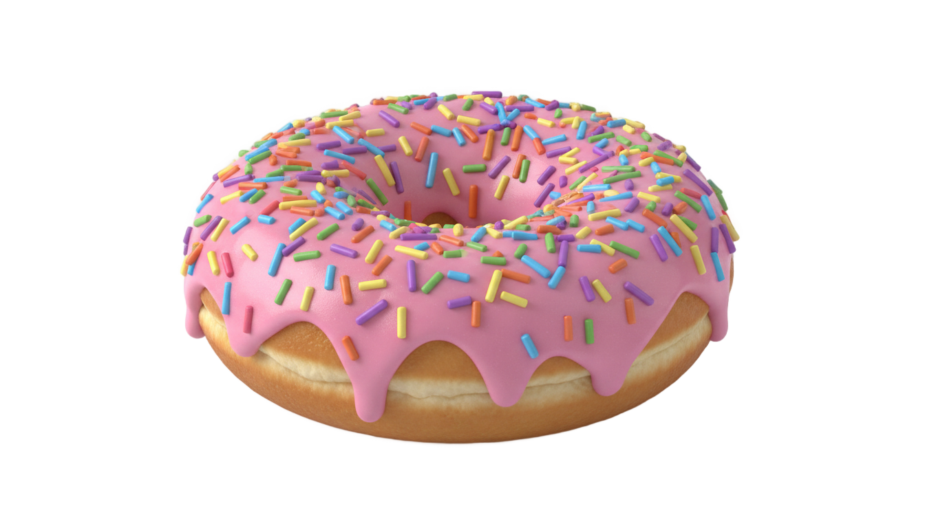 simpsons donut png PNG transparent background