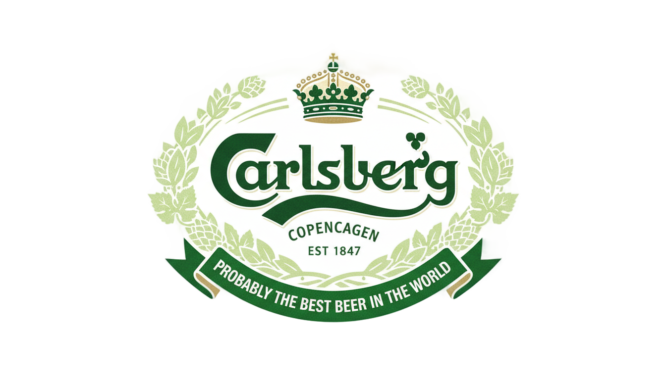 carlsberg beer logo png PNG transparent background