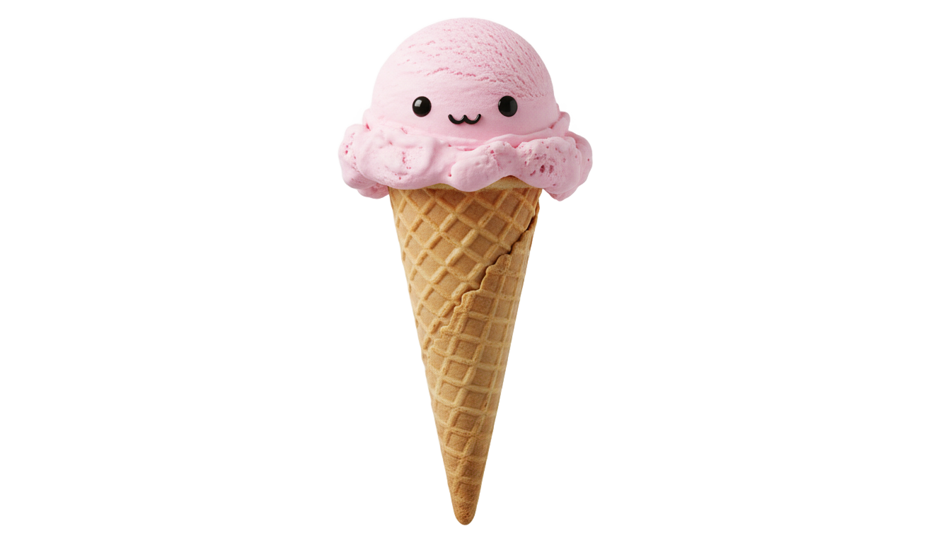 cute ice cream png PNG transparent background