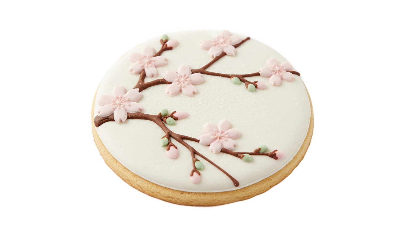 cherry blossom cookie png PNG transparent background