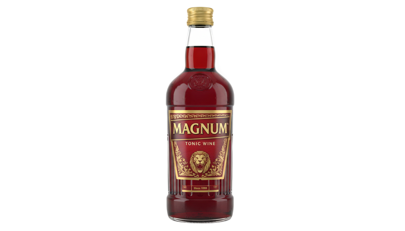 magnum tonic wine png PNG transparent background