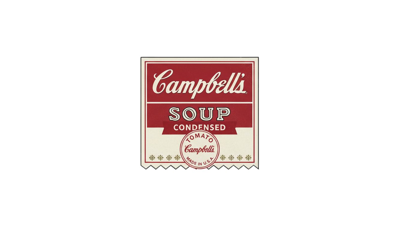 campbell's soup logo png PNG transparent background