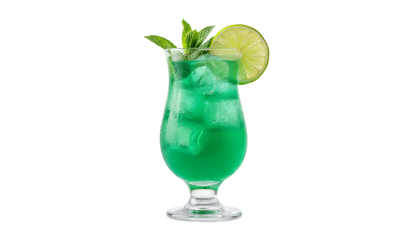 green cocktail png PNG transparent background