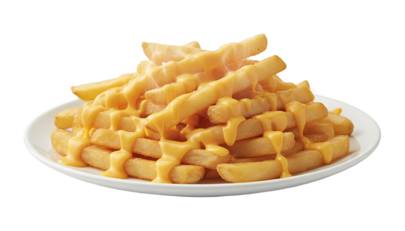 cheese french fries png PNG transparent background