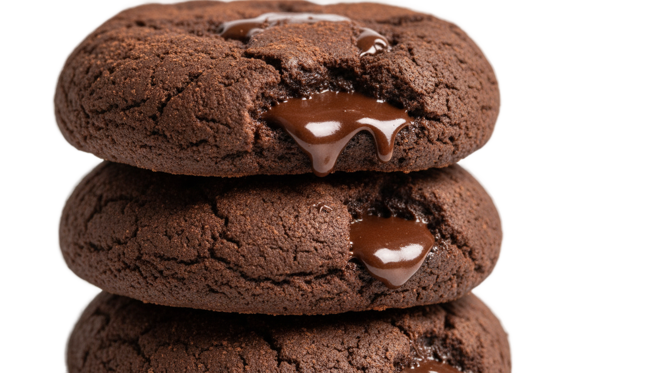 dark chocolate cookies png PNG transparent background