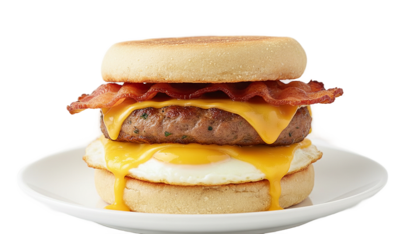 breakfast sandwich png PNG transparent background