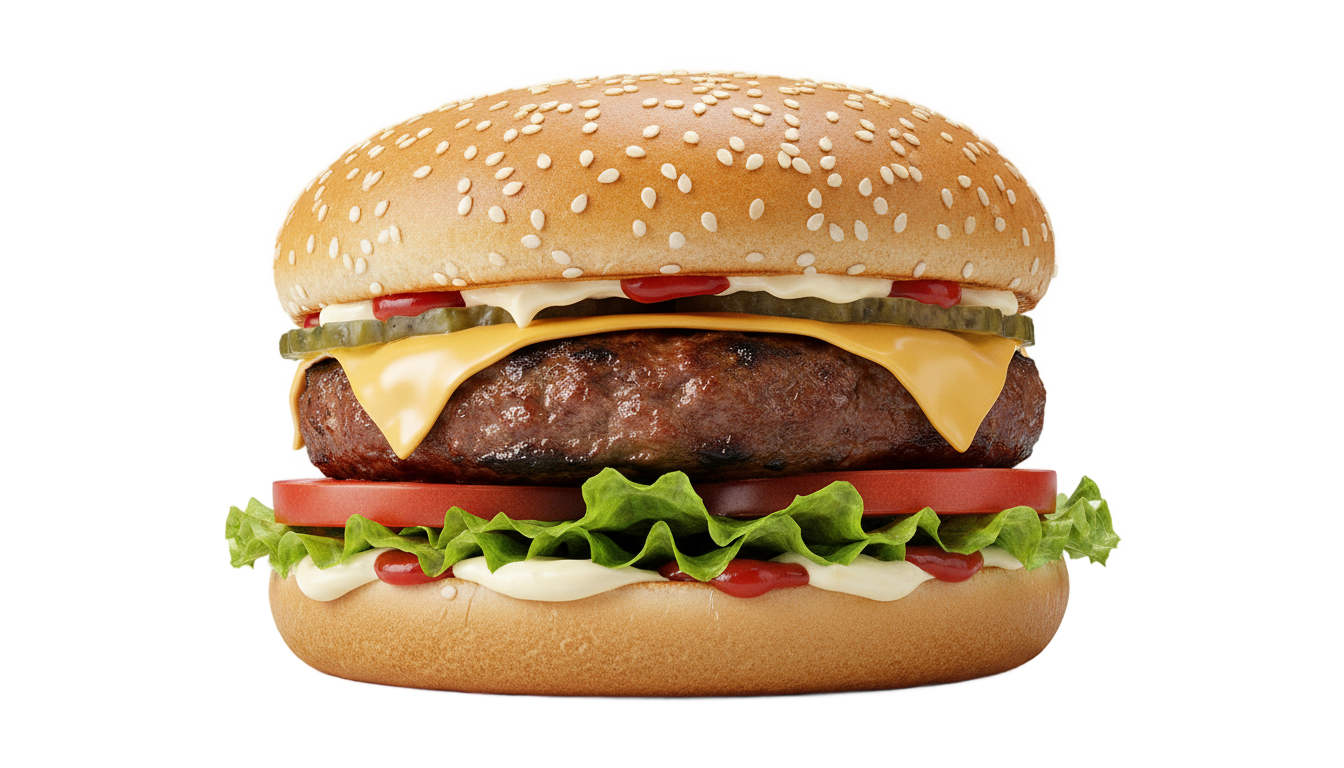 burger illustration png PNG transparent background