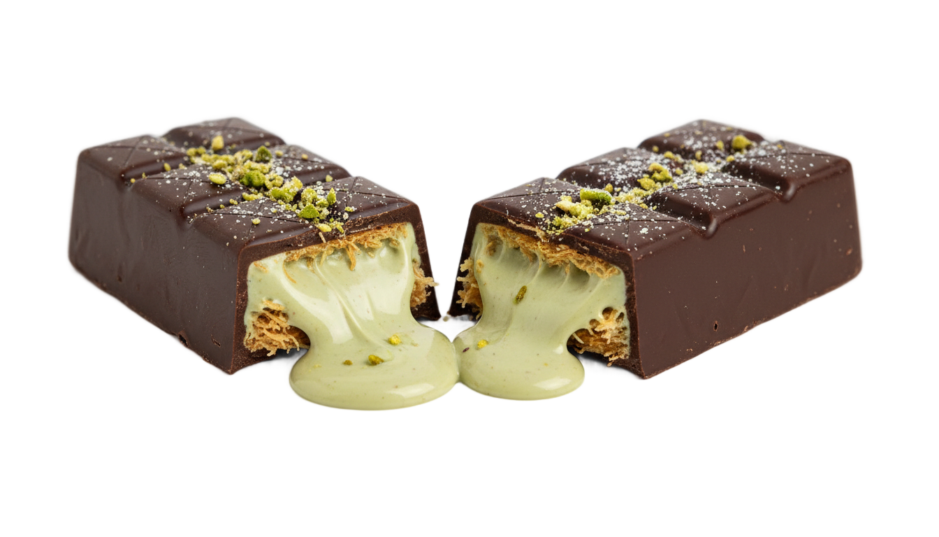 dubai chocolate png PNG transparent background
