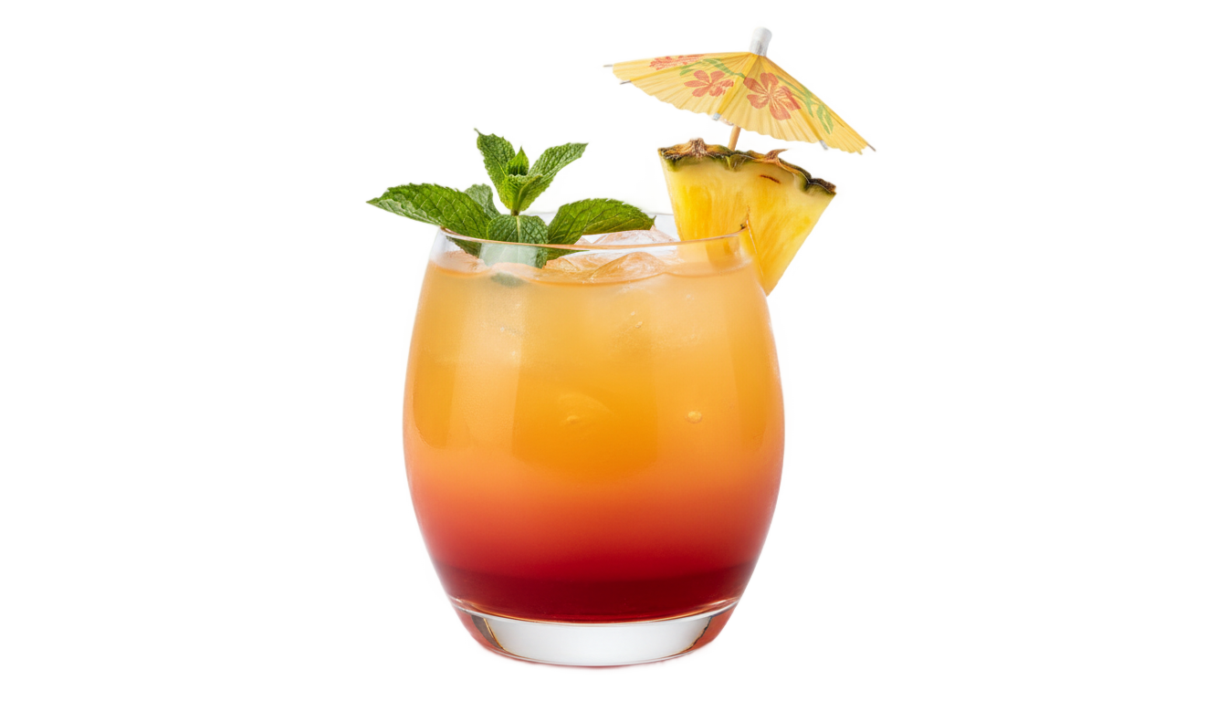 mai tai cocktail png PNG transparent background