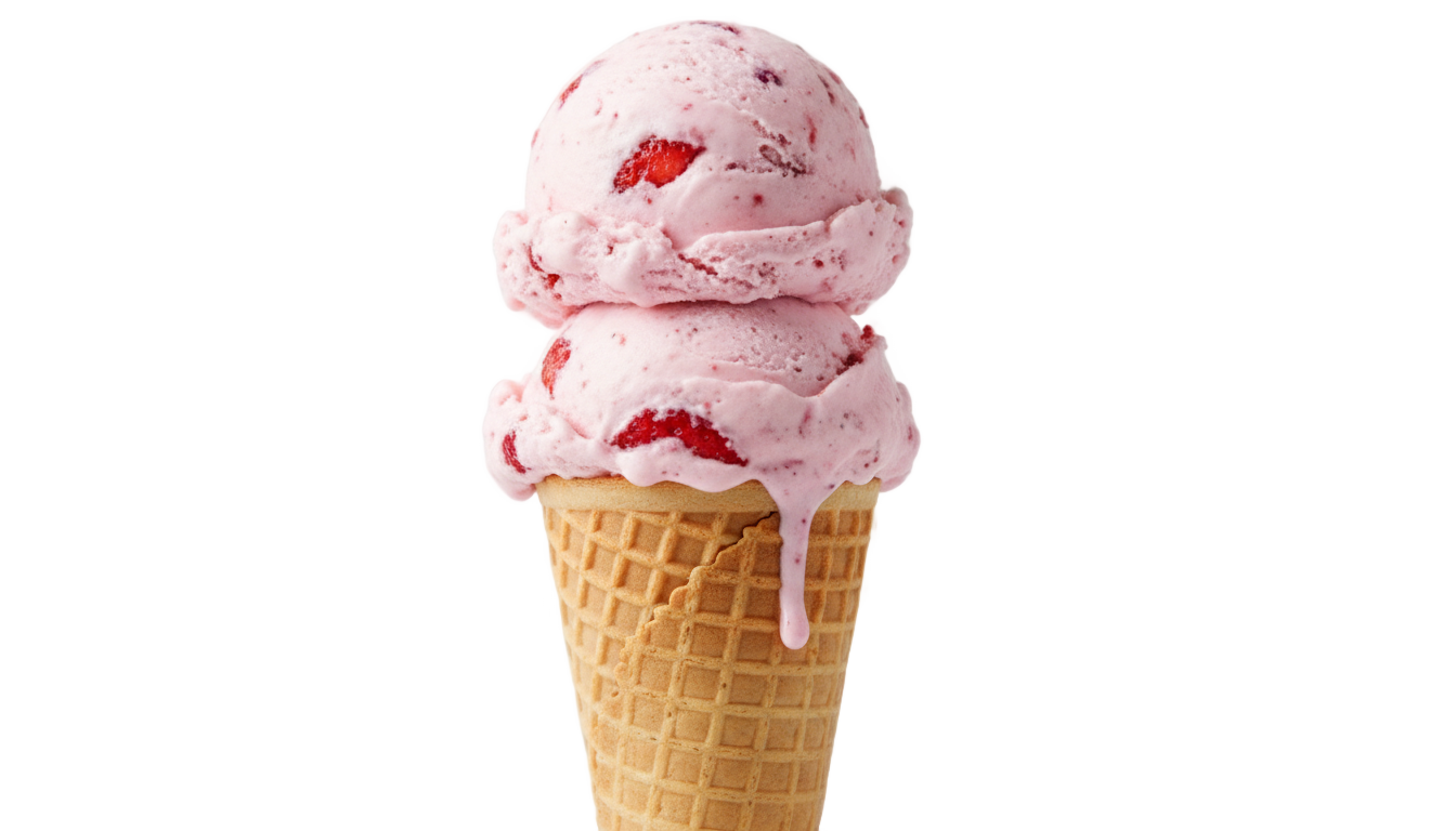 strawberry ice cream png PNG transparent background