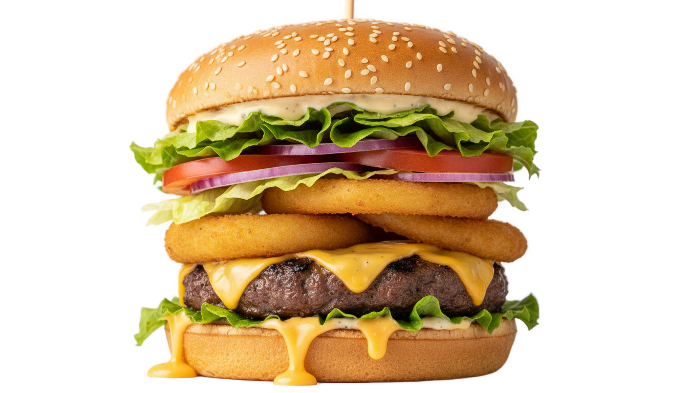 juicy burger png PNG transparent background