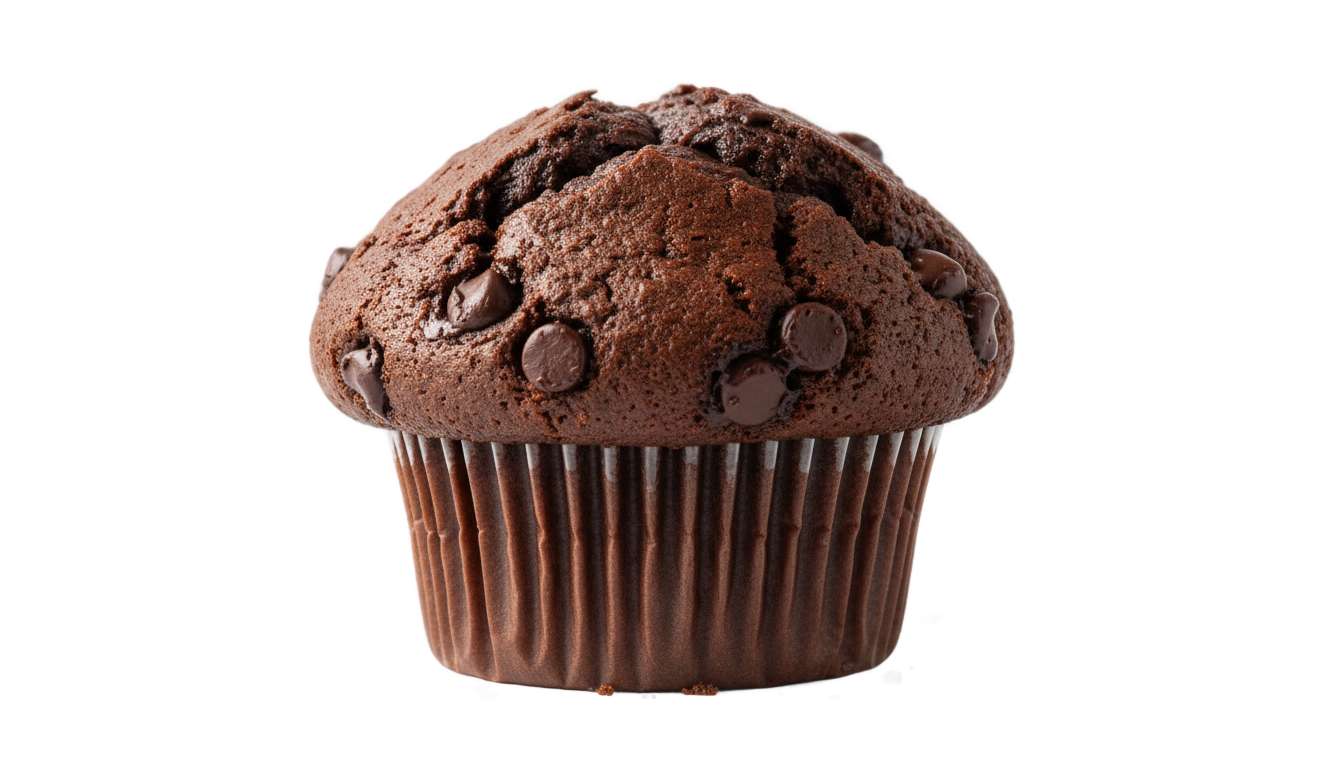 chocolate muffin png PNG transparent background
