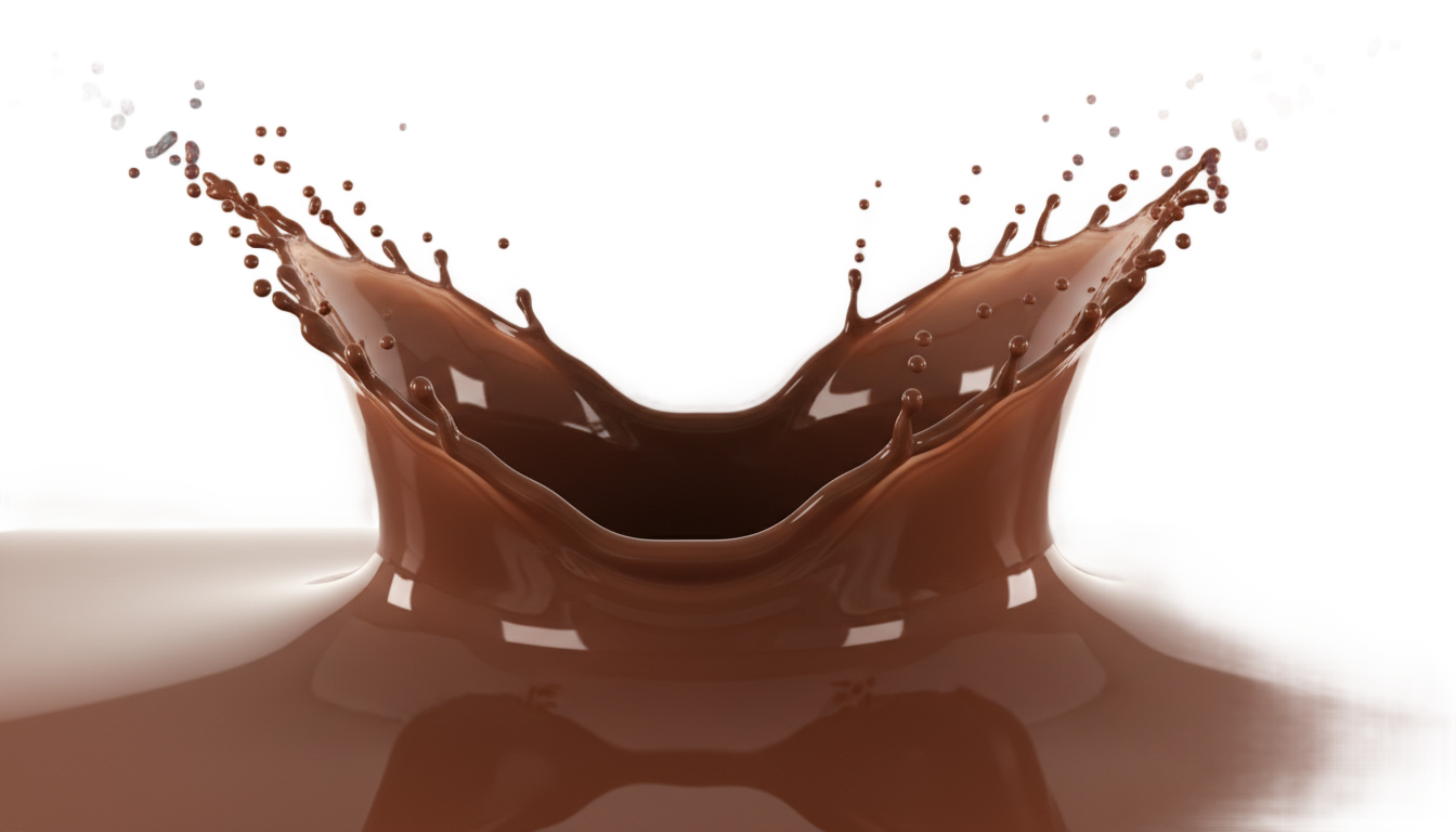 chocolate milk splash png PNG transparent background