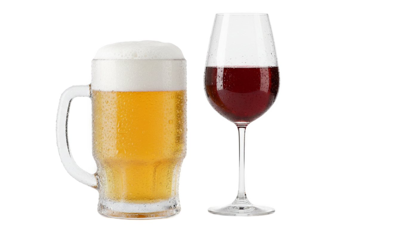 beer and wine png PNG transparent background
