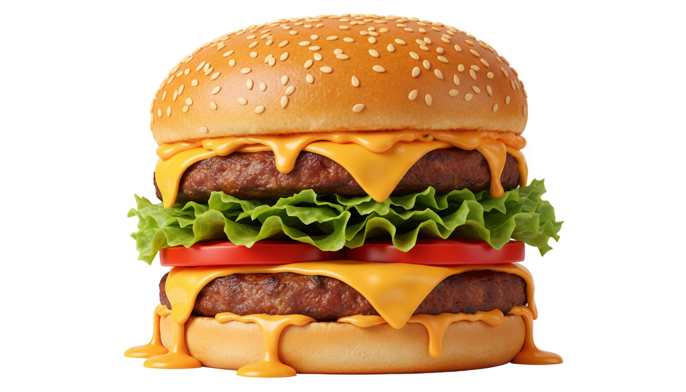 cartoon burger png PNG transparent background