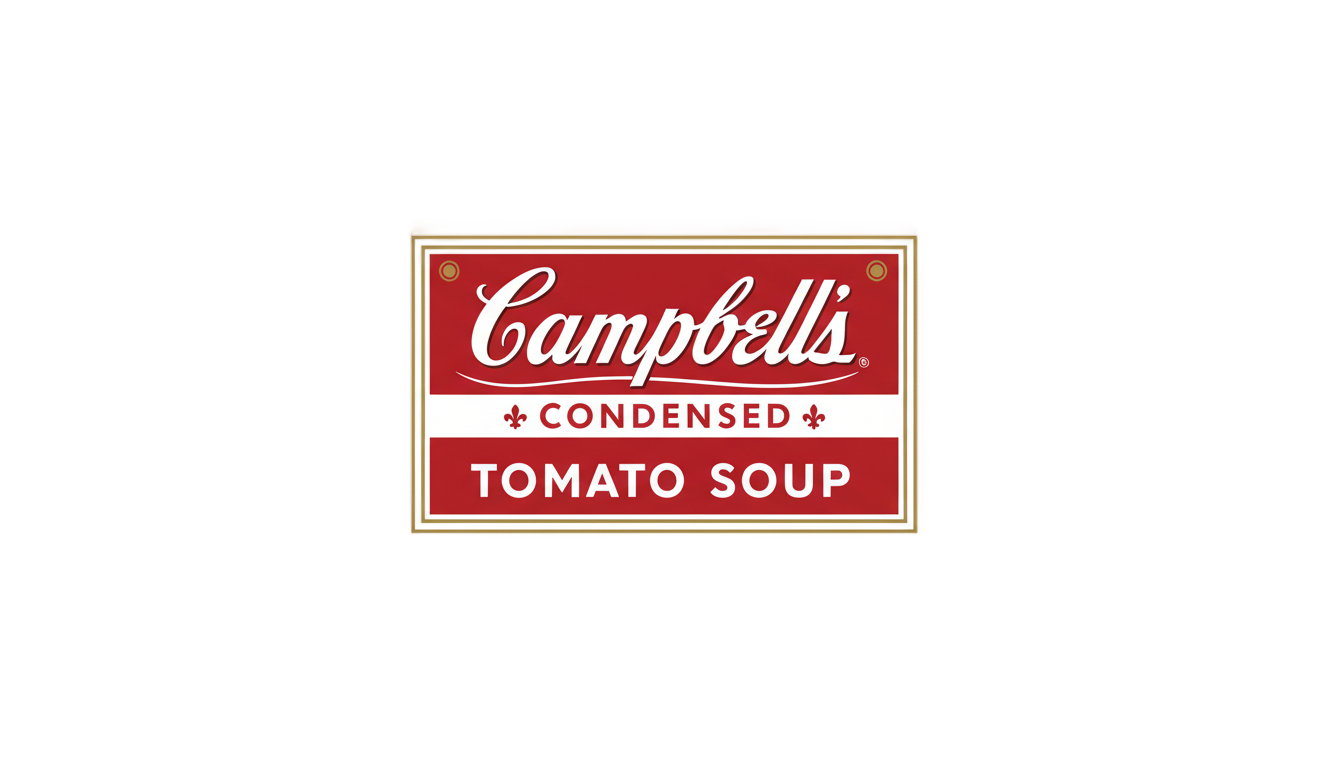 campbell's soup logo png PNG transparent background