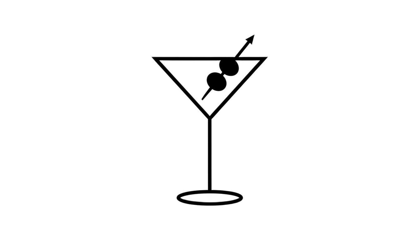 cocktail symbol png PNG transparent background