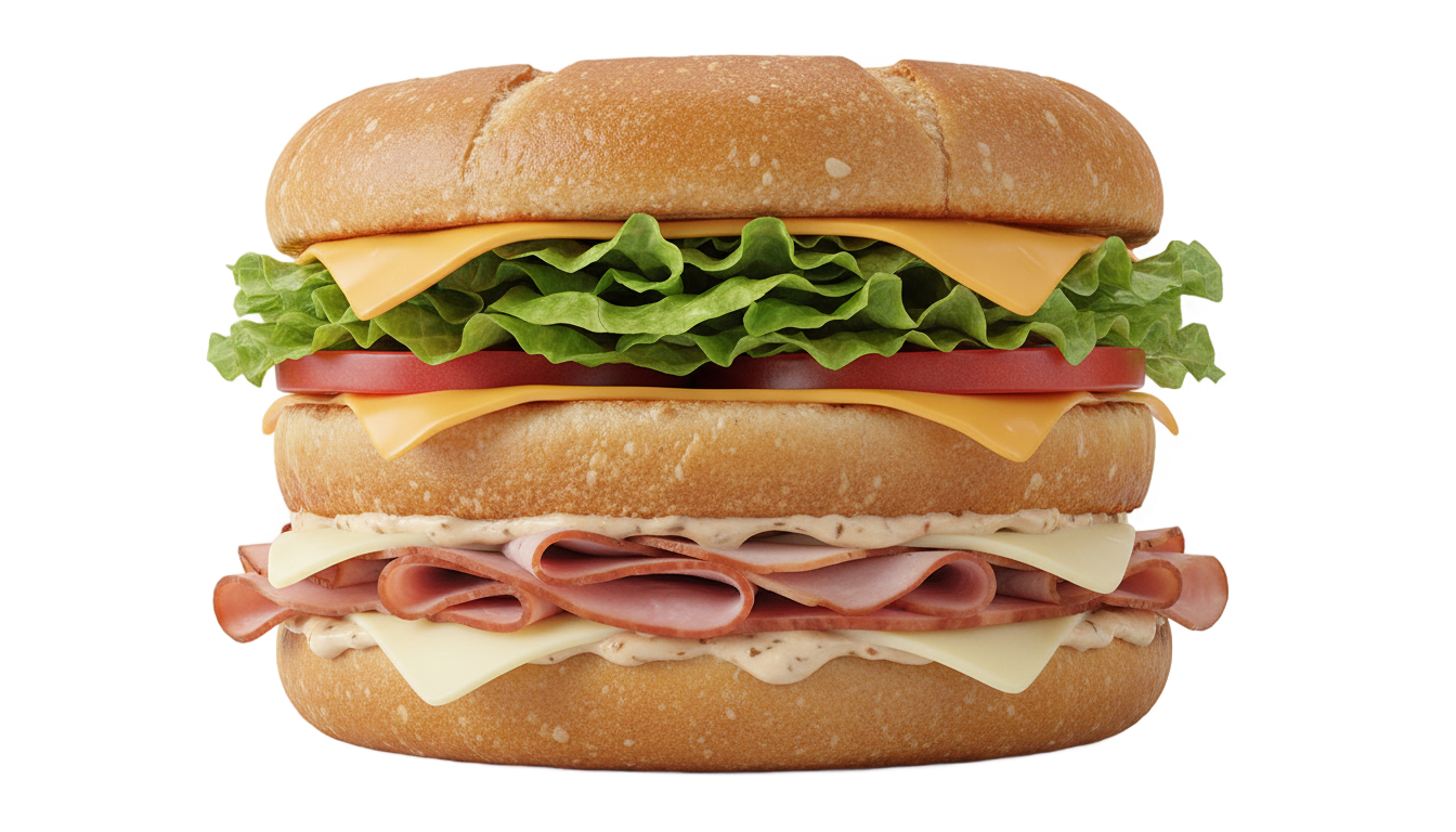 sandwich png top view PNG transparent background