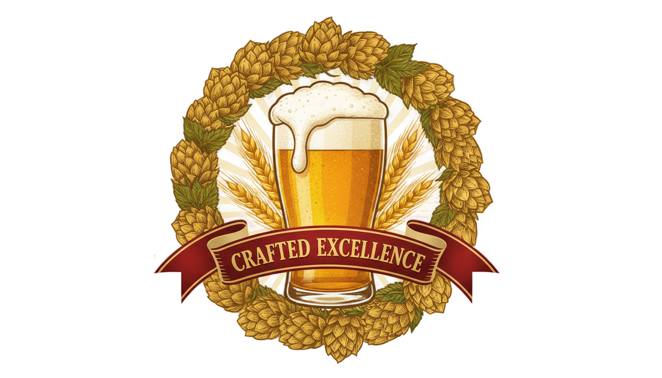 beer logo design png PNG transparent background