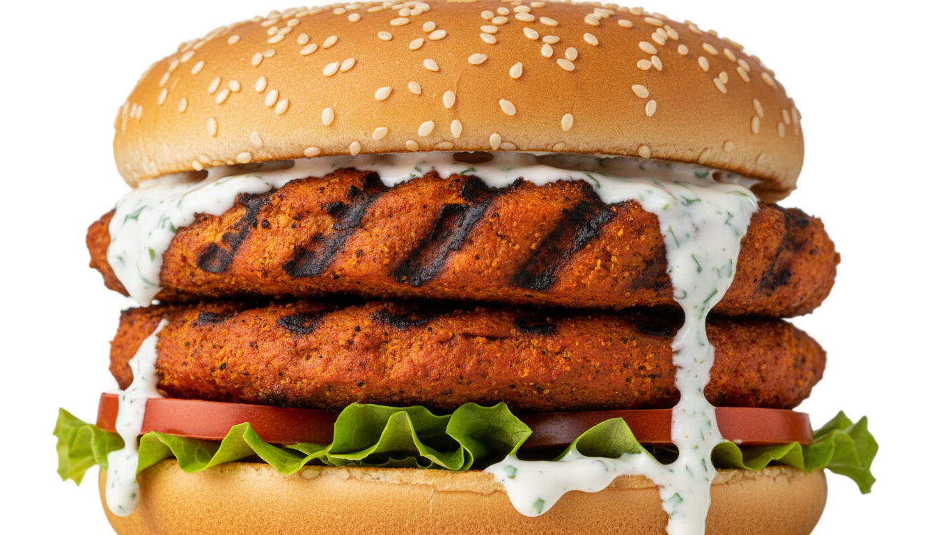 tandoori burger png PNG transparent background