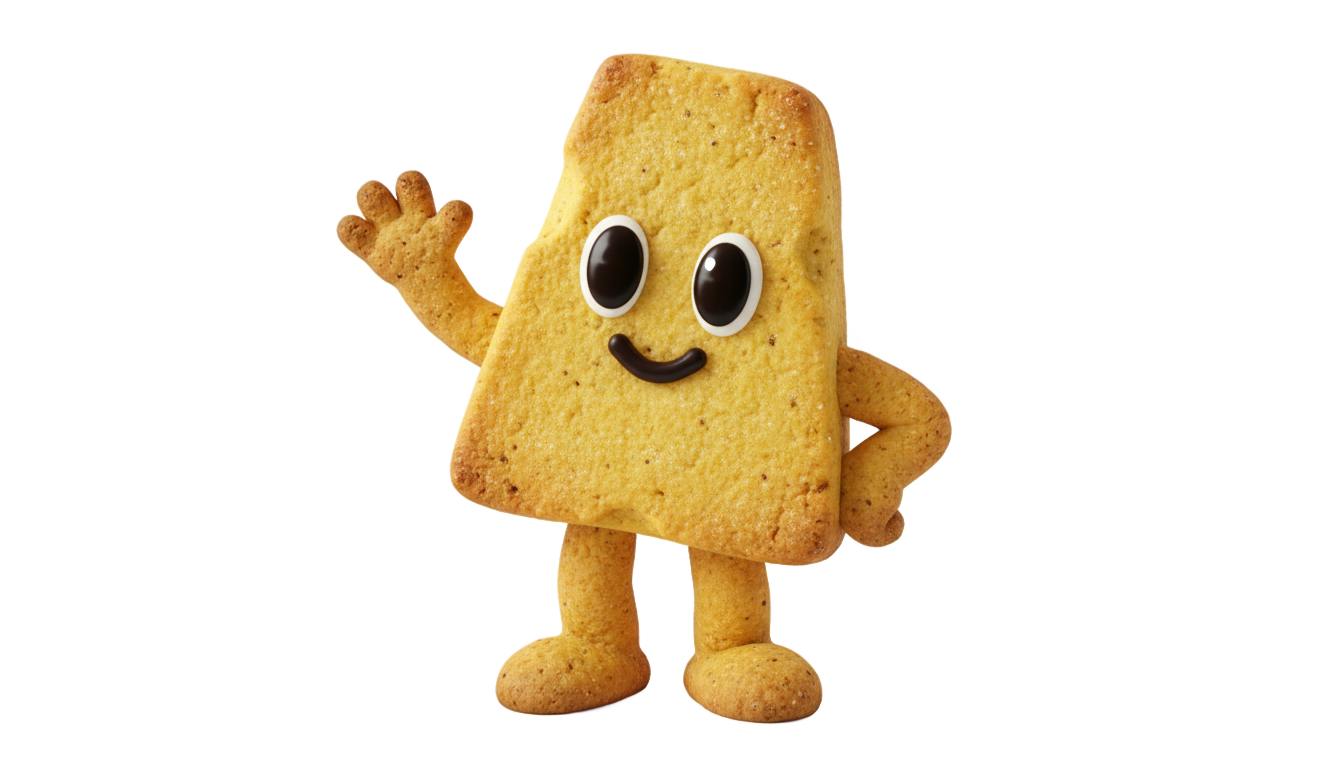 golden cheese cookie png PNG transparent background