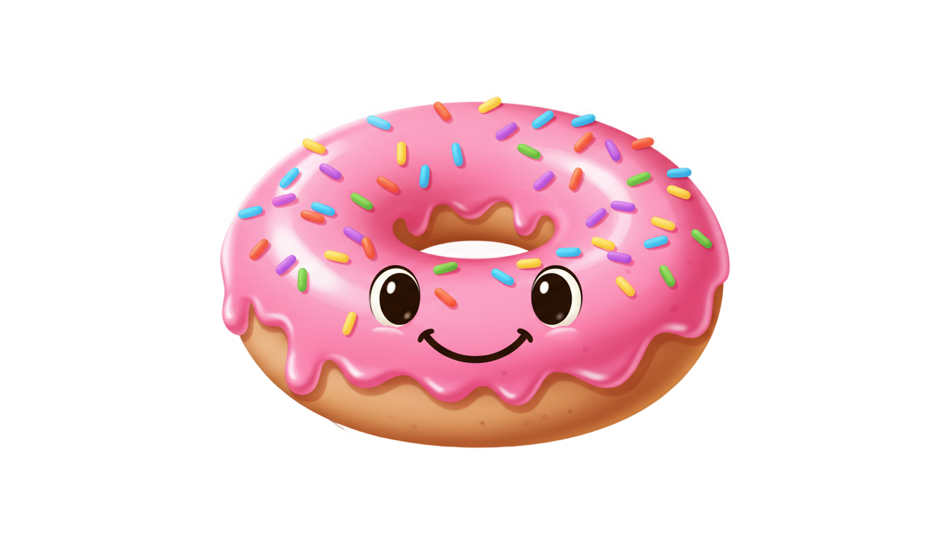 donut clipart png PNG transparent background