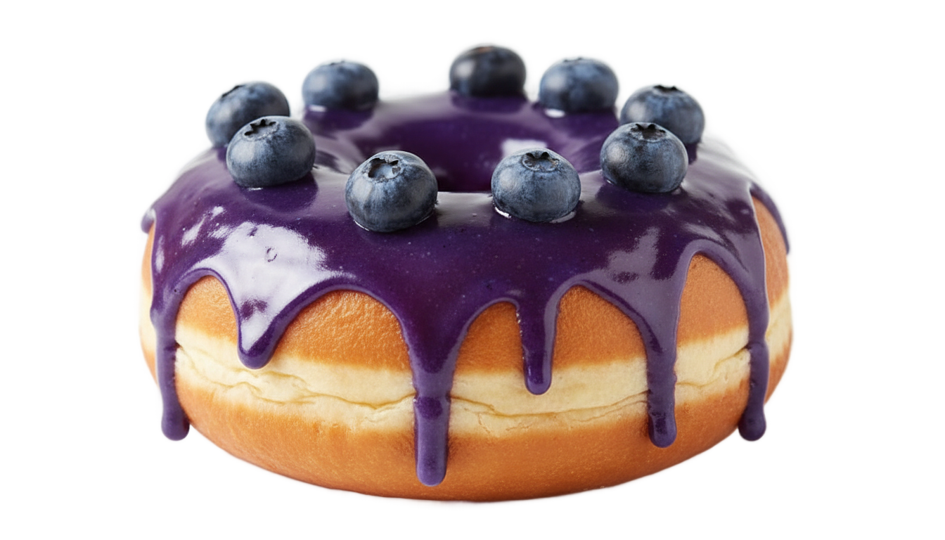 blueberry donut png PNG transparent background
