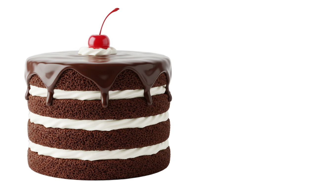 chocolate cake cartoon png PNG transparent background
