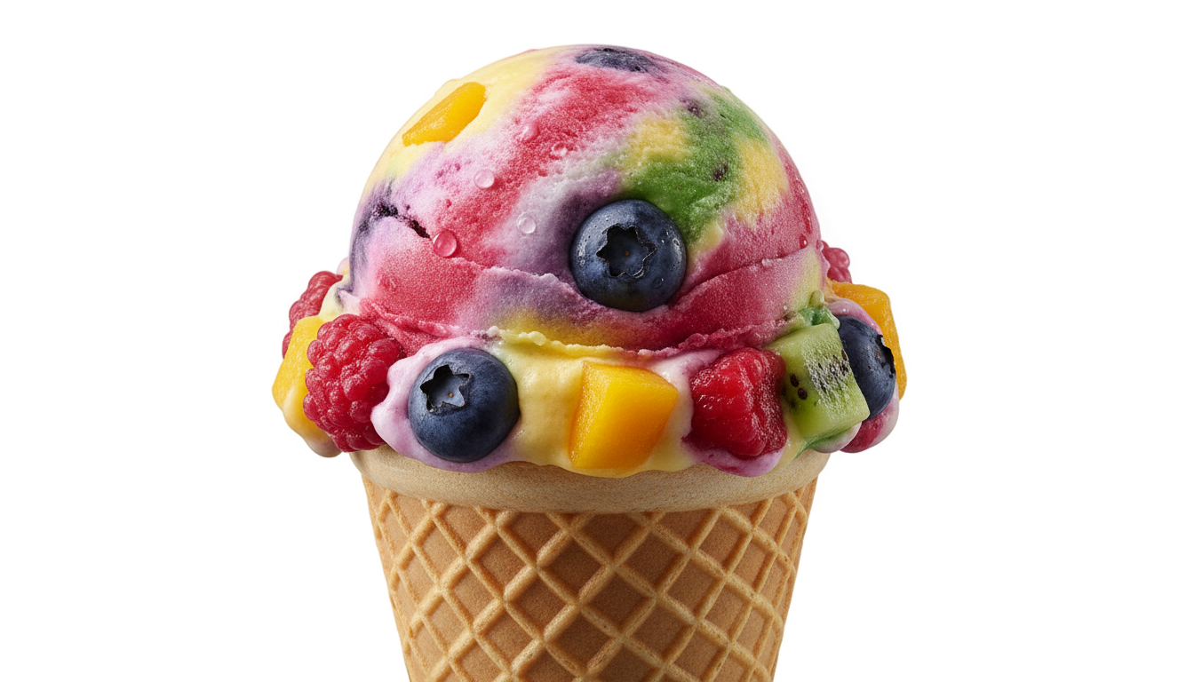 fruit ice cream png PNG transparent background