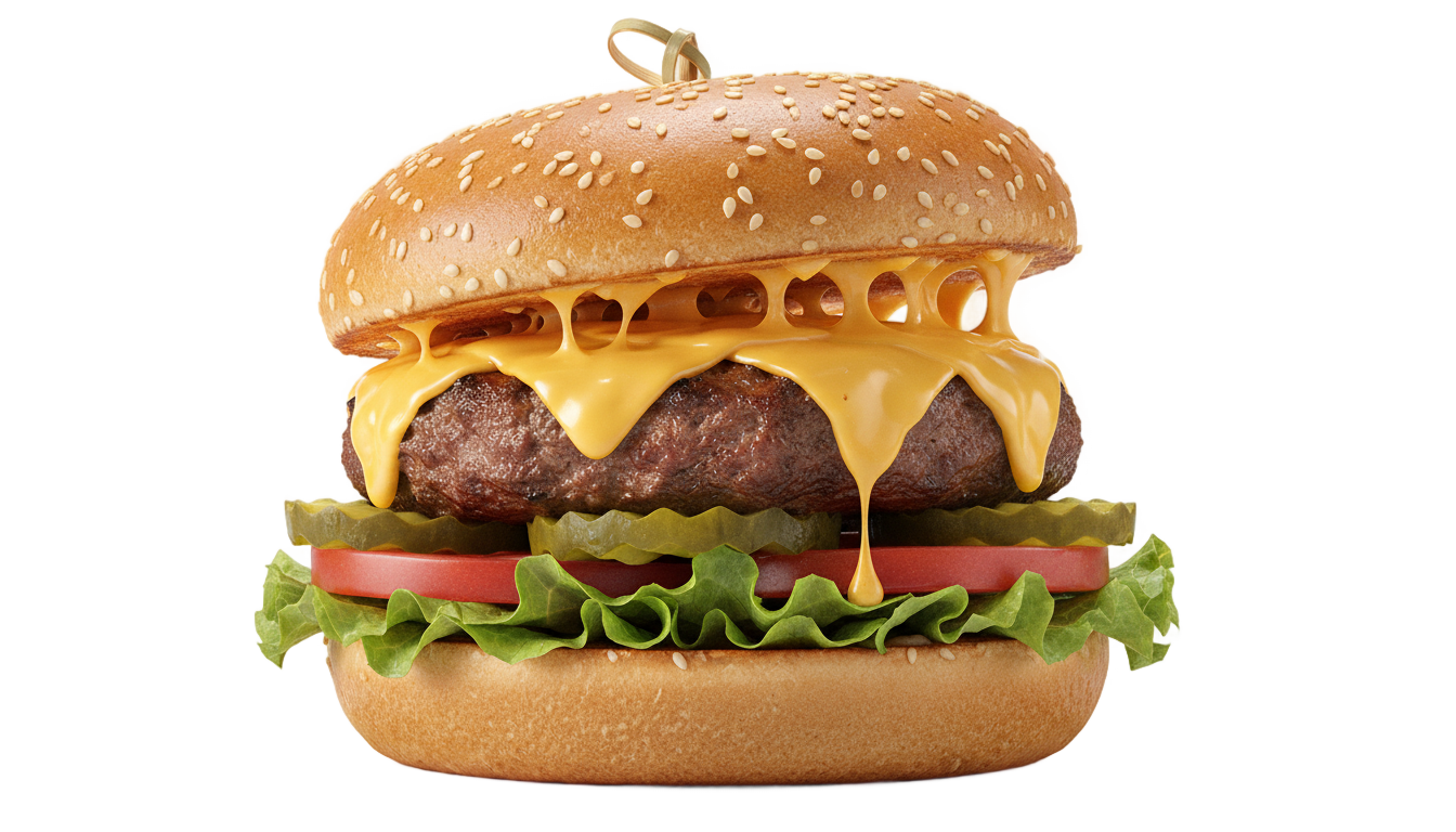 burger photography png PNG transparent background