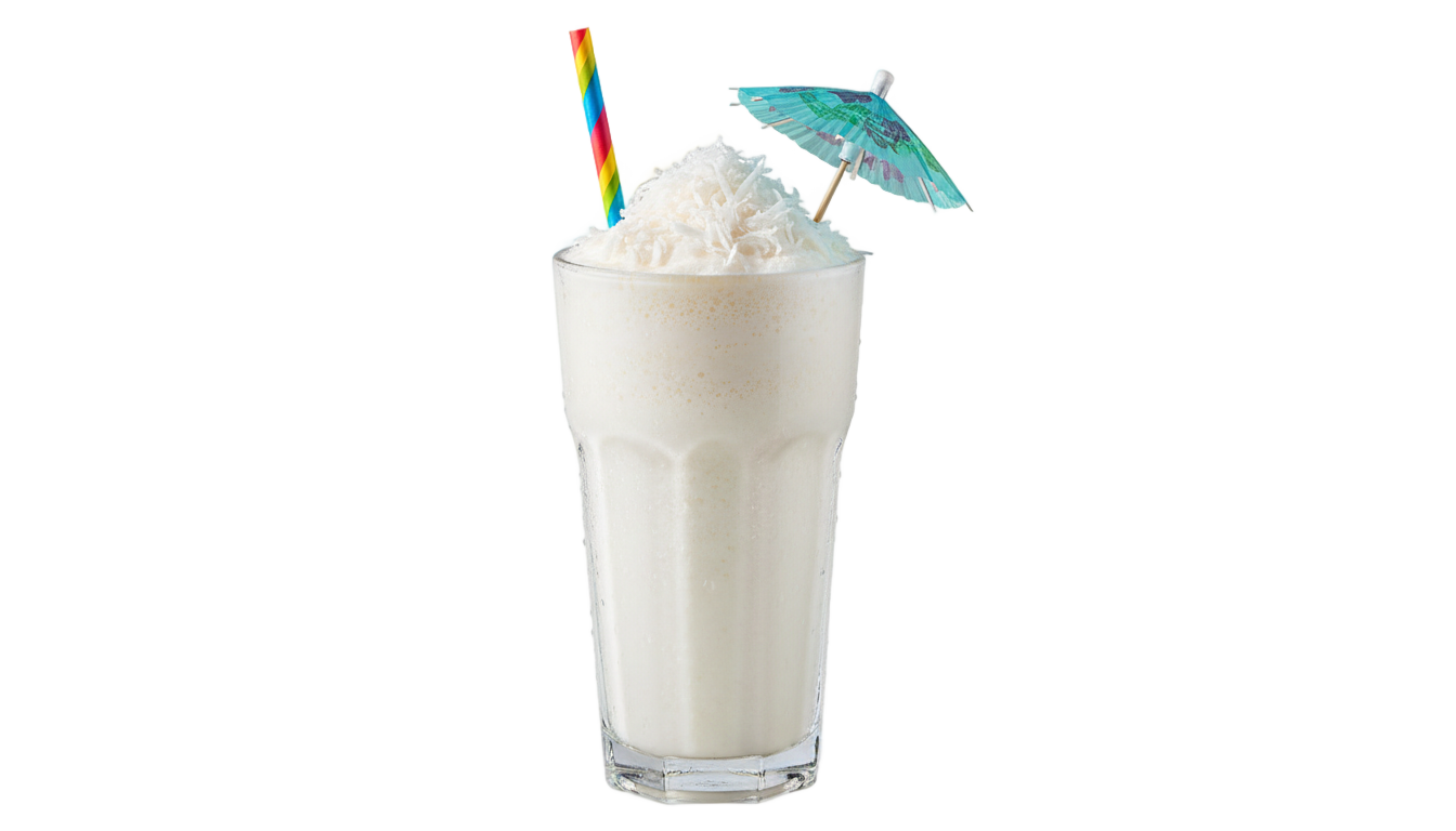coconut smoothie png PNG transparent background