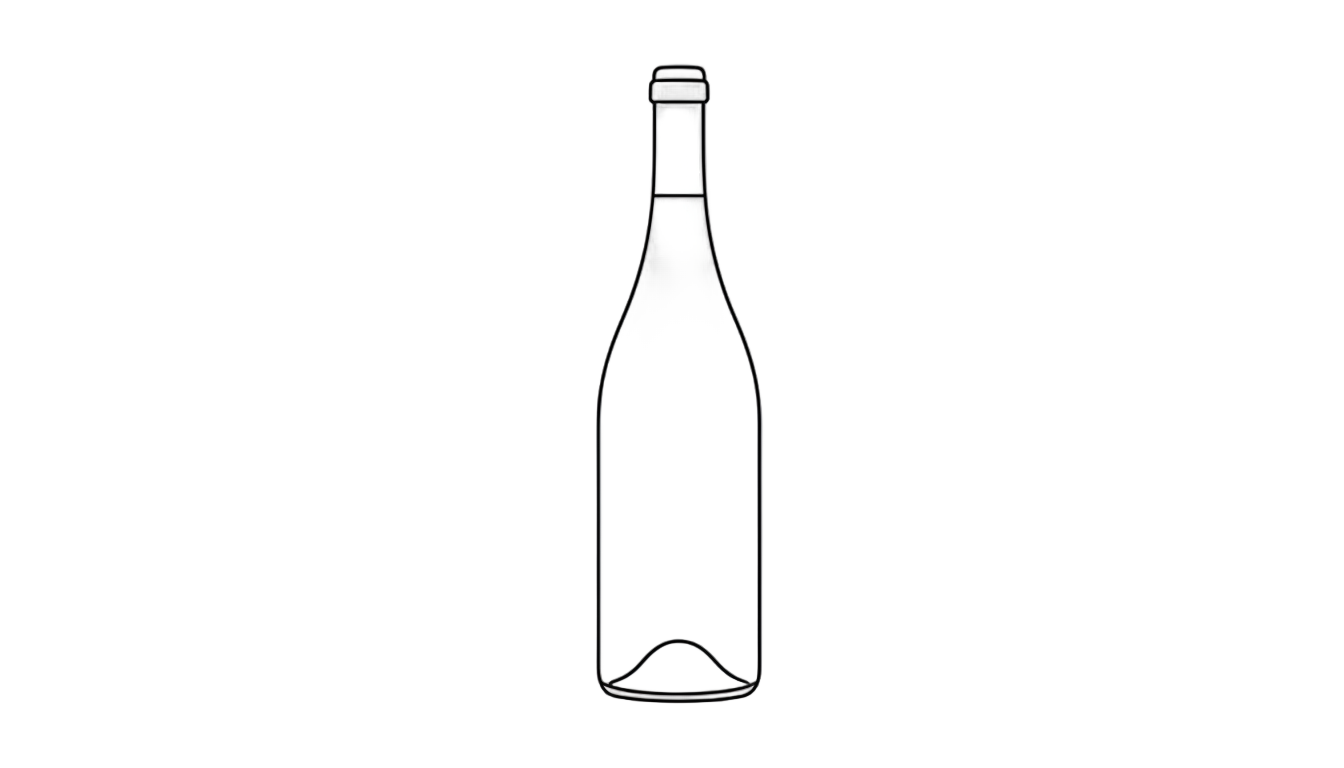 wine bottle outline png PNG transparent background