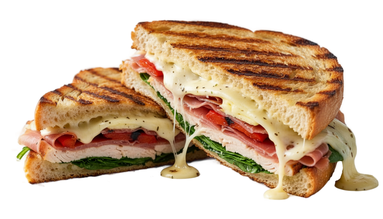 panini sandwich png PNG transparent background