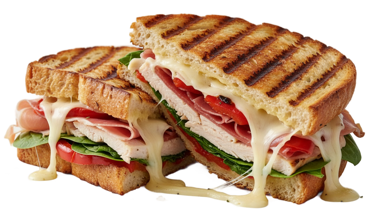 panini sandwich png PNG transparent background
