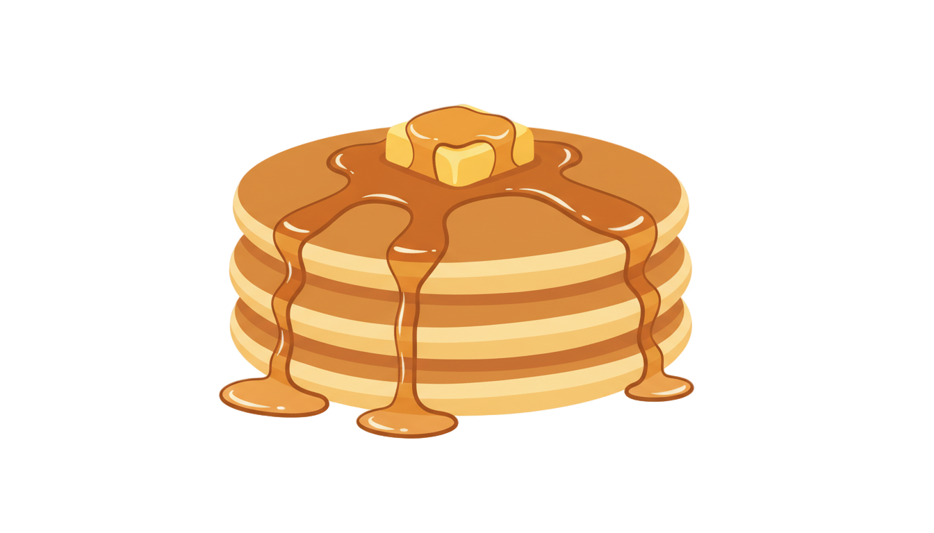 pancake logo png PNG transparent background