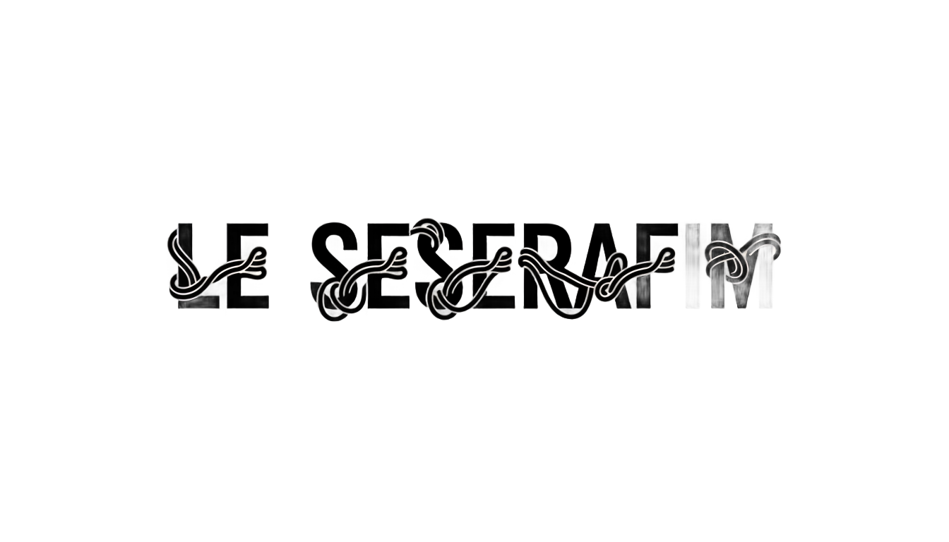 le sserafim spaghetti logo png PNG transparent background