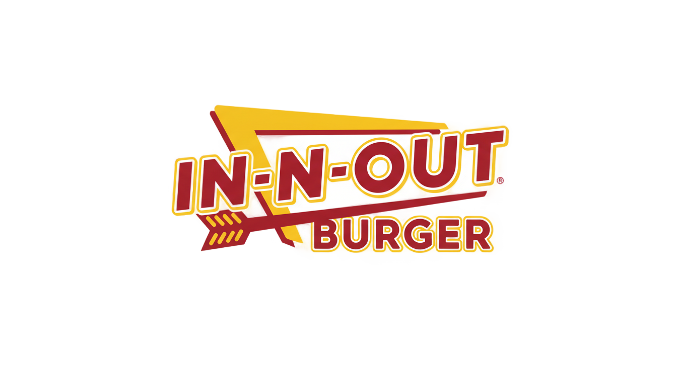 in and out burger logo png PNG transparent background